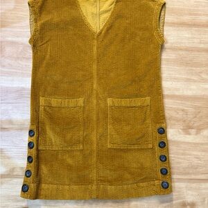 Madewell Golden Corduroy Dress